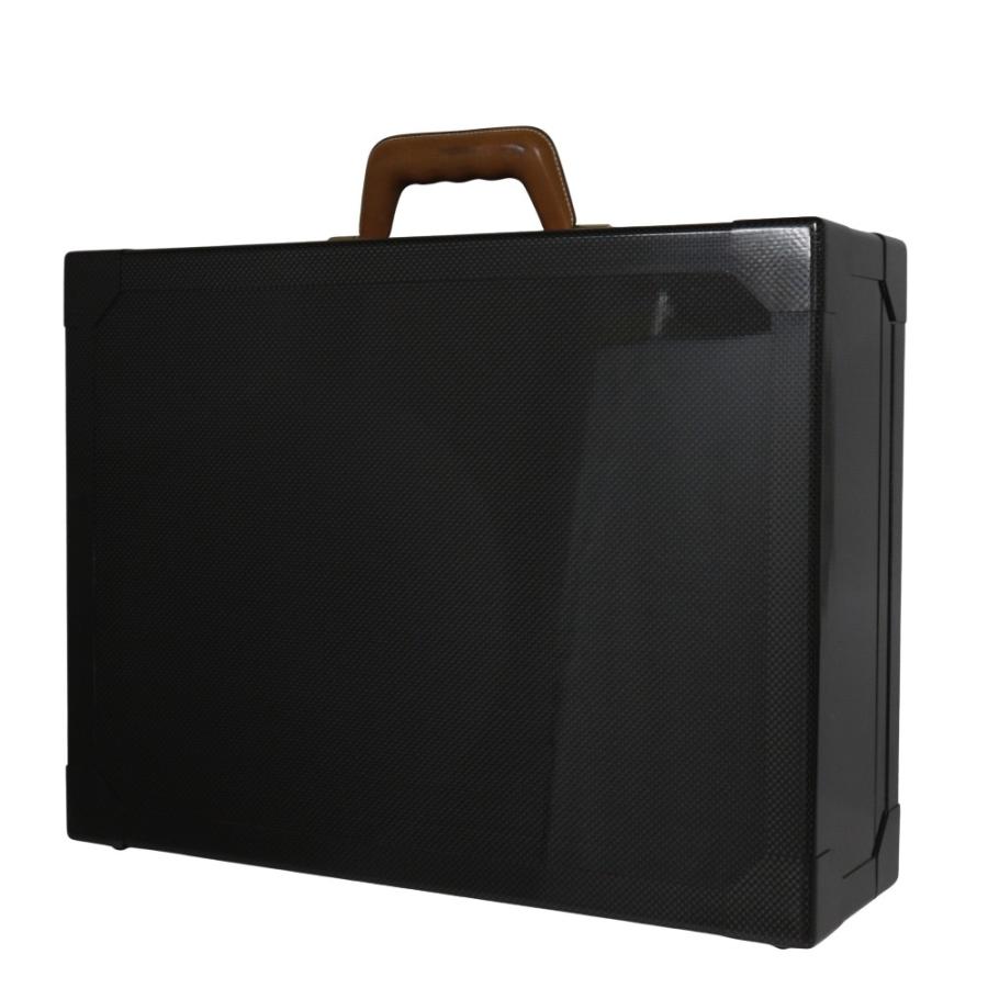 【HERMES】エルメス エスパスGM アタッシュケース カーボン×レザー 黒 N456/500 ユニセックス トランク HERMES（エルメス） エスパスGM アタッシュケース N456/500 トランク