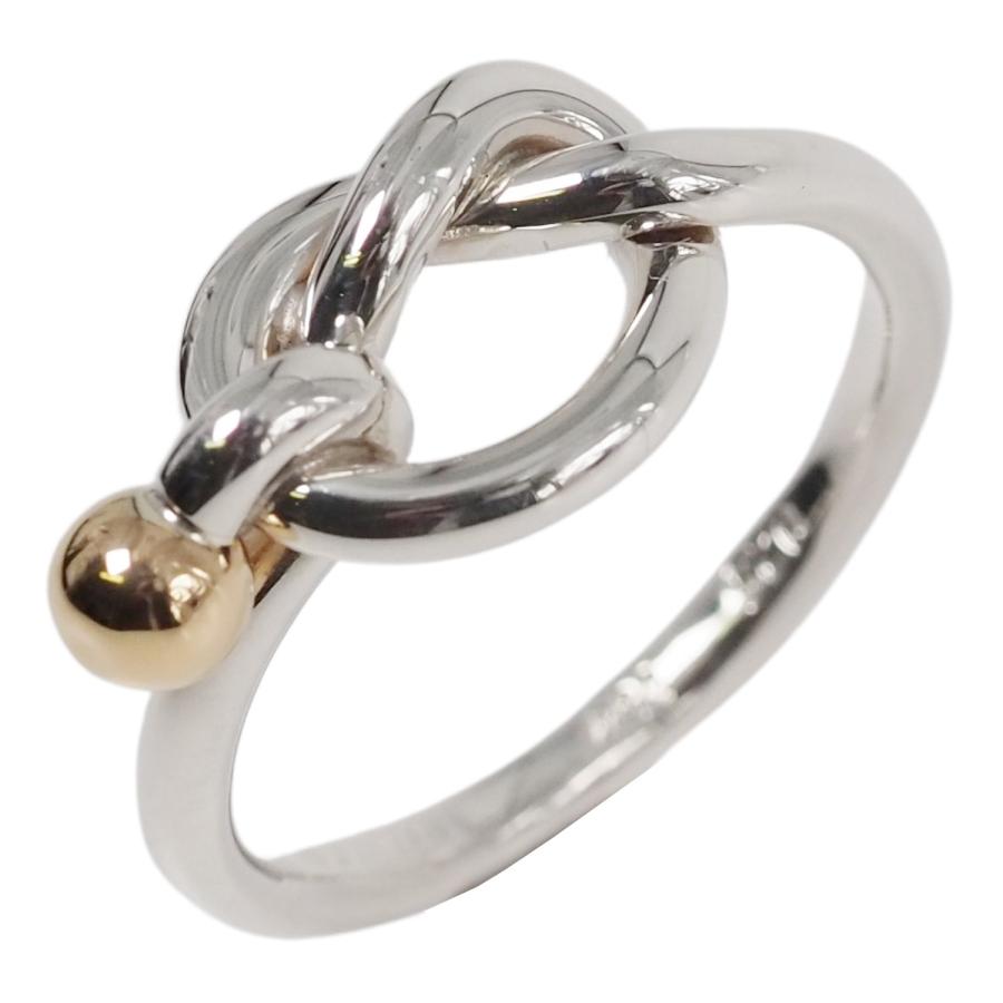 TIFFANY&Co. ティファニー ラブノット リング・指輪 シルバー925×K18
