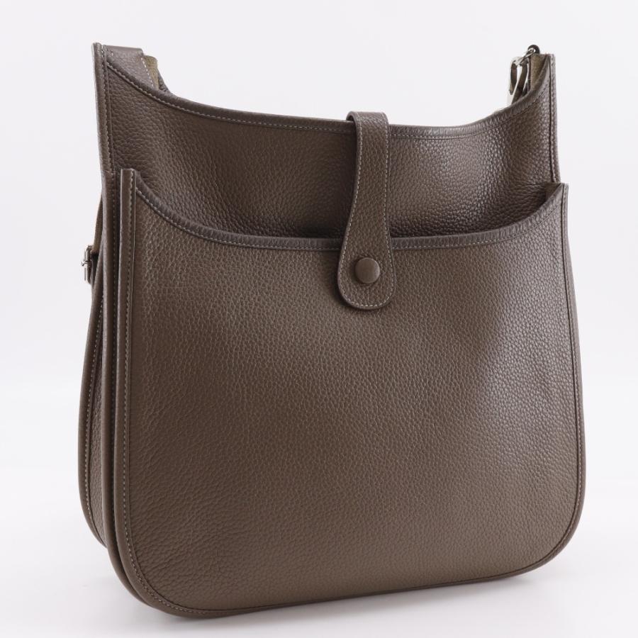 ★最終価格★SALE【6da0504】エルメス ショルダーバッグ エヴリン3GM トリヨンクレマンス ブラック シルバー金具 □N刻印【中古】レディース HERMES（エルメス） エヴリン3GM エブリン □P ショルダーバッグ