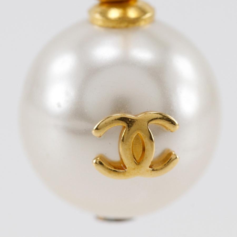 CHANEL（シャネル） ココマーク フープ ピアス 金メッキ×フェイク