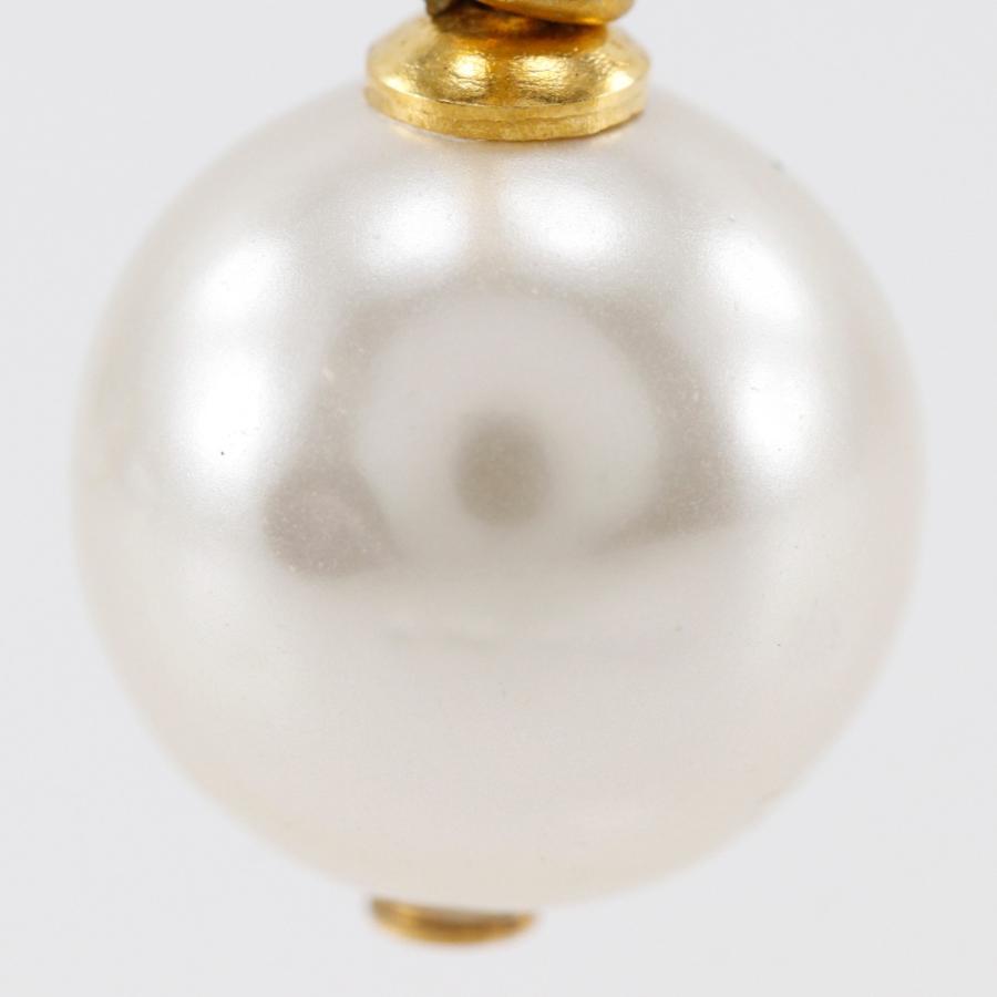 CHANEL（シャネル） ココマーク フープ ピアス 金メッキ×フェイク