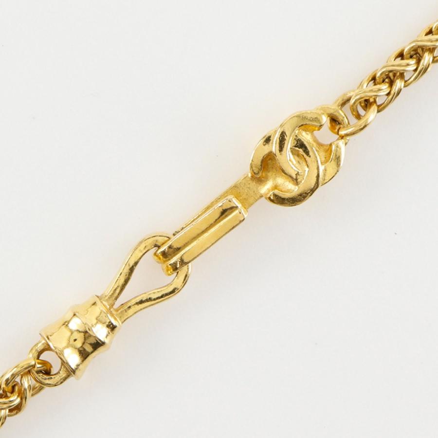 CHANEL シャネル ココマーク ヴィンテージ 95A ネックレス 金メッキ 約84.6g レディース【I191625063】中古の画像