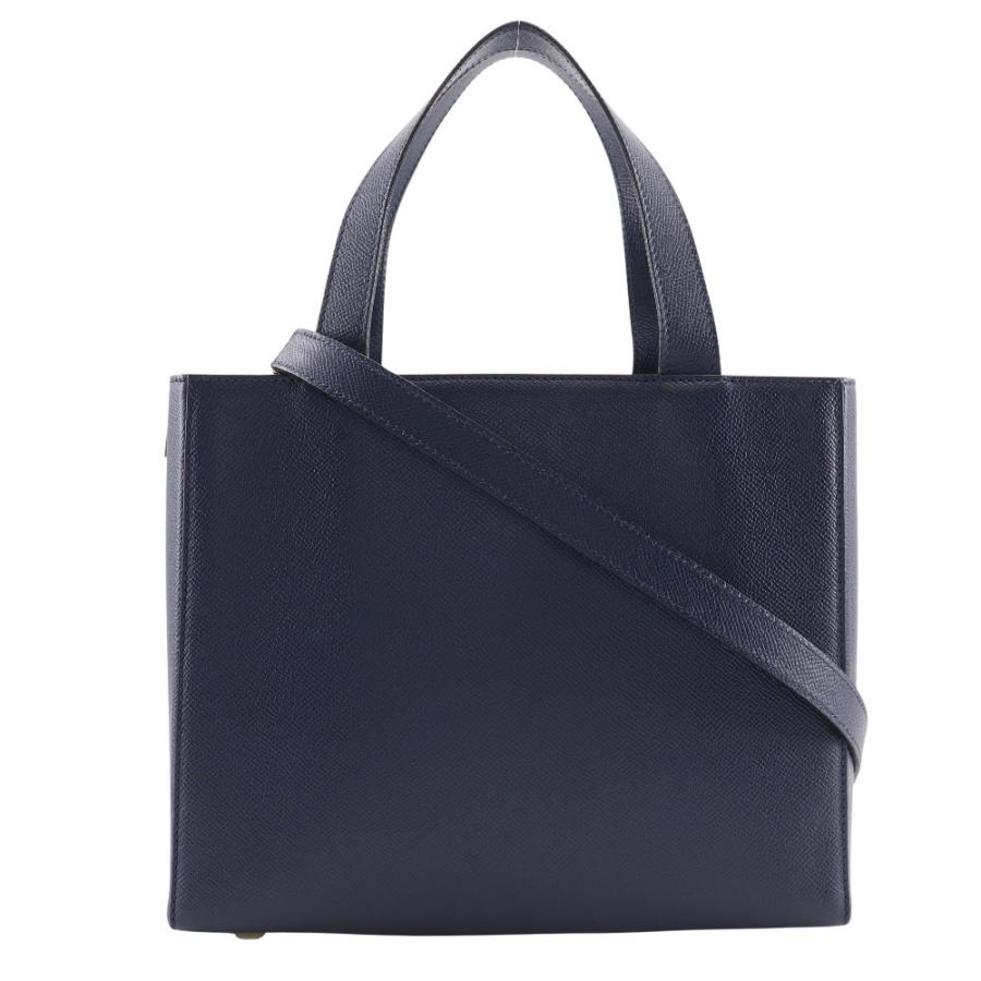 CELINE セリーヌ 2WAYショルダー ヴィンテージ MC1739 カーフ 紺 ハンドバッグ レディース CELINE（セリーヌ） 2WAYショルダー ヴィンテージ MC1739 ハンドバッグ