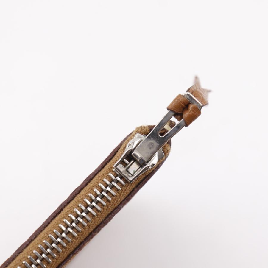 HERMES エルメス ドゴンGM □J 長財布 トリヨンクレマンス ゴールド 茶  