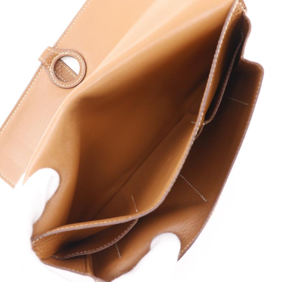 HERMES（エルメス） ドゴンGM □J 長財布 トリヨンクレマンス ゴールド 