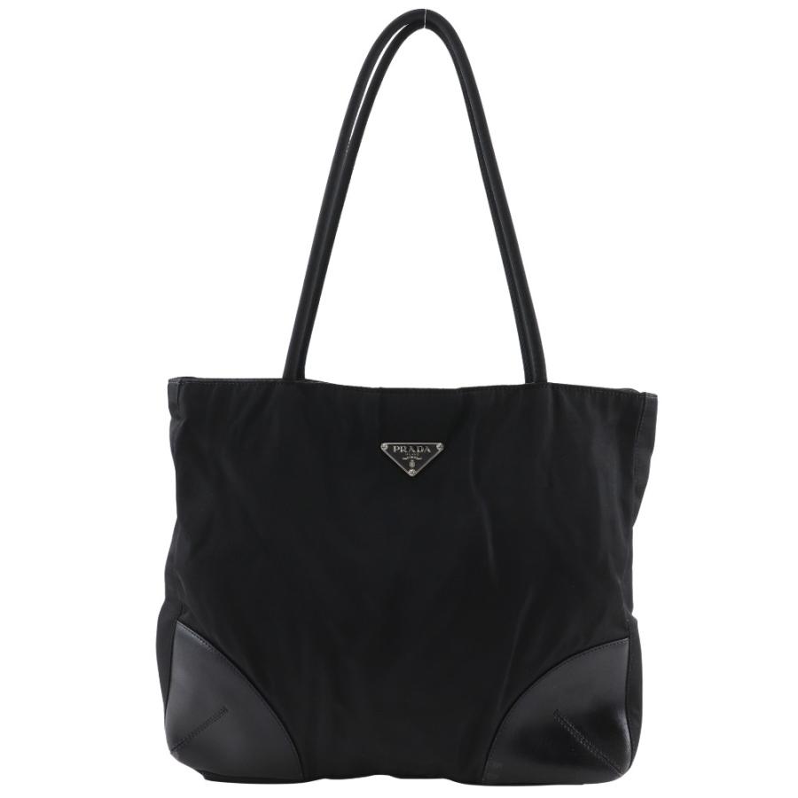 PRADA（プラダ） トートバッグ ナイロン 黒 レディース【I191625124