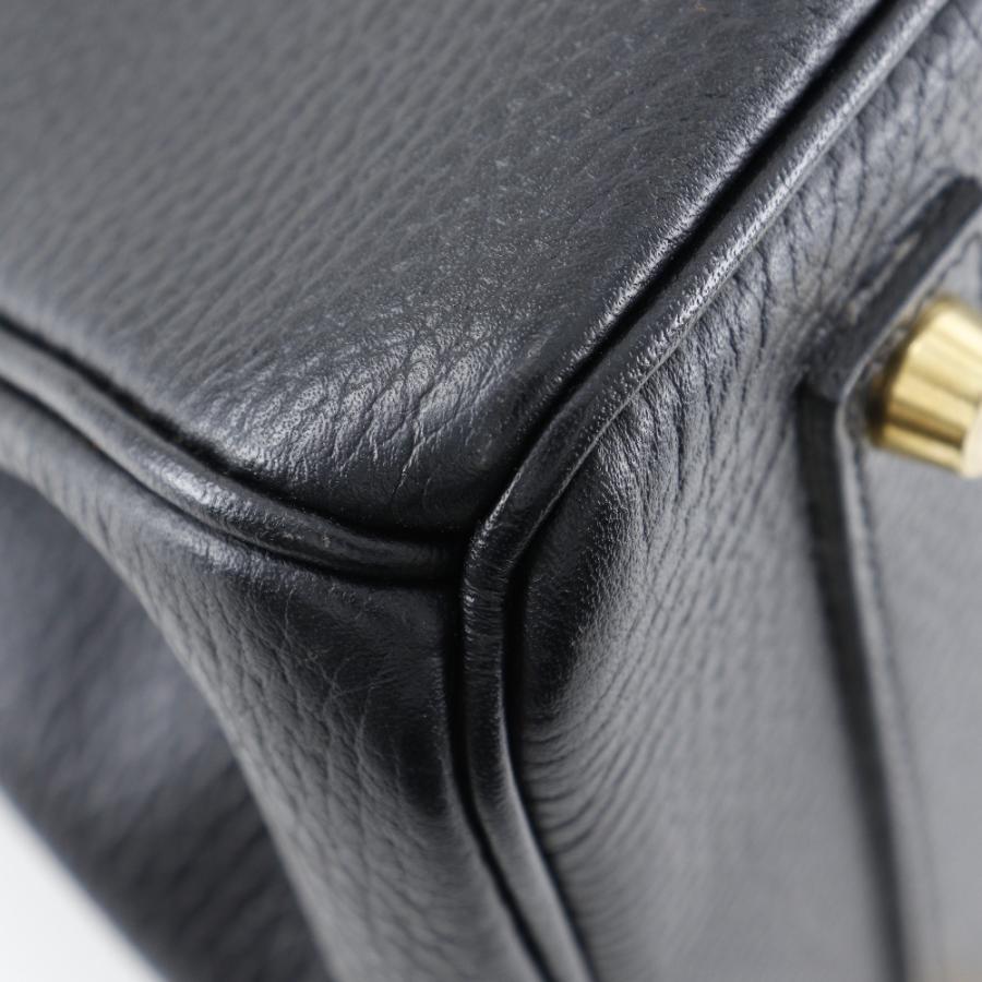 HERMES（エルメス） バーキン35 □F ハンドバッグ アルデンヌ 黒