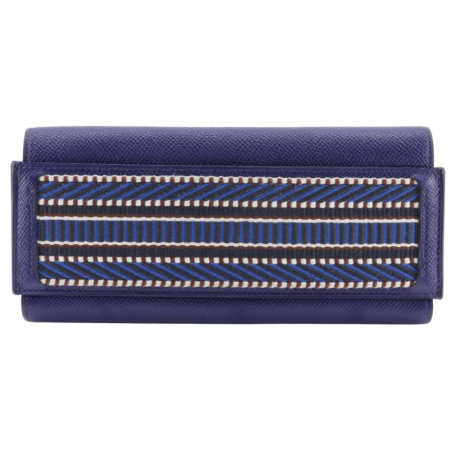 HERMES エルメス パッサン ロング サングル カヴァル C 長財布 
