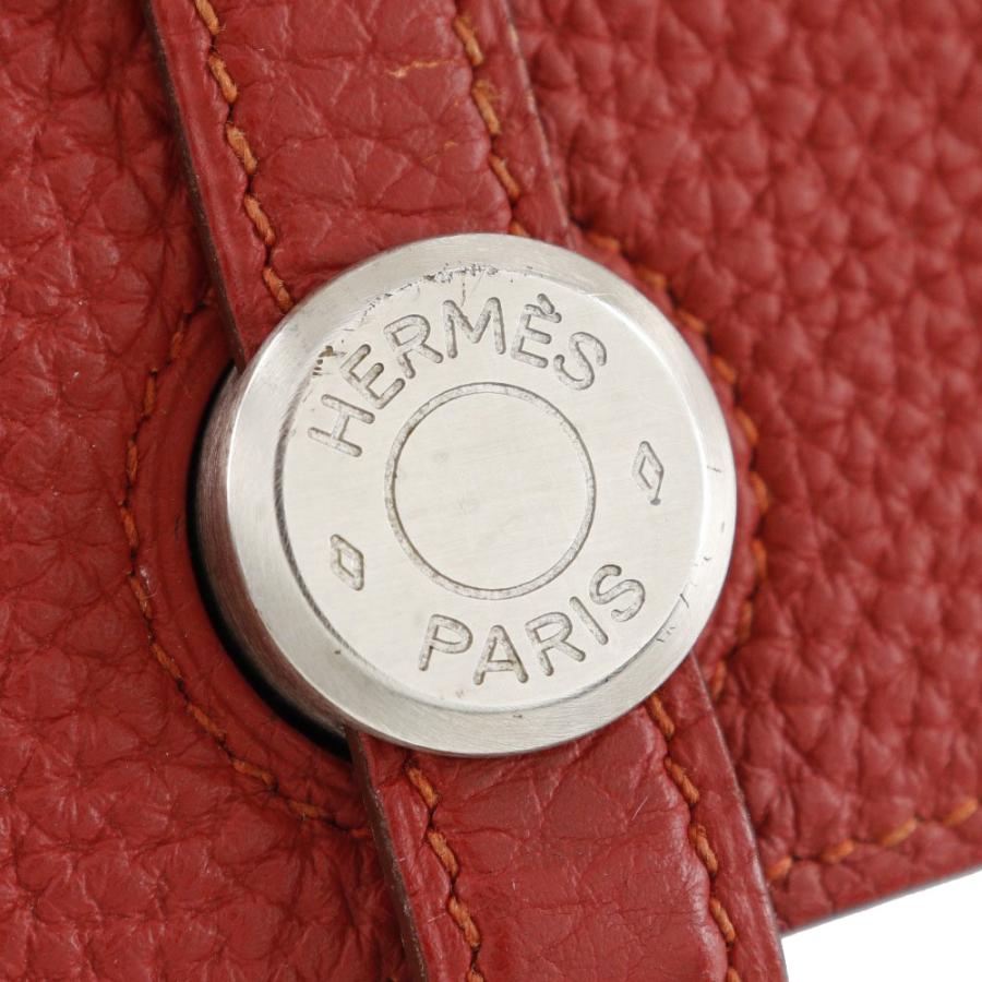 【HERMES】エルメス ドゴンロング トゴ 赤 □R レディース 長財布 HERMES - 【HERMES】エルメス ドゴンロング トゴ 赤 □R レディース 長