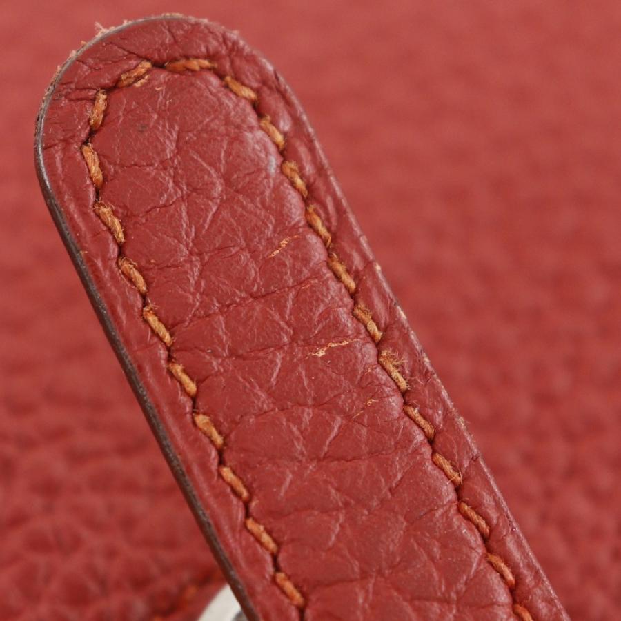 HERMES（エルメス） ドゴンロング □R 長財布 トゴ 赤 レディース