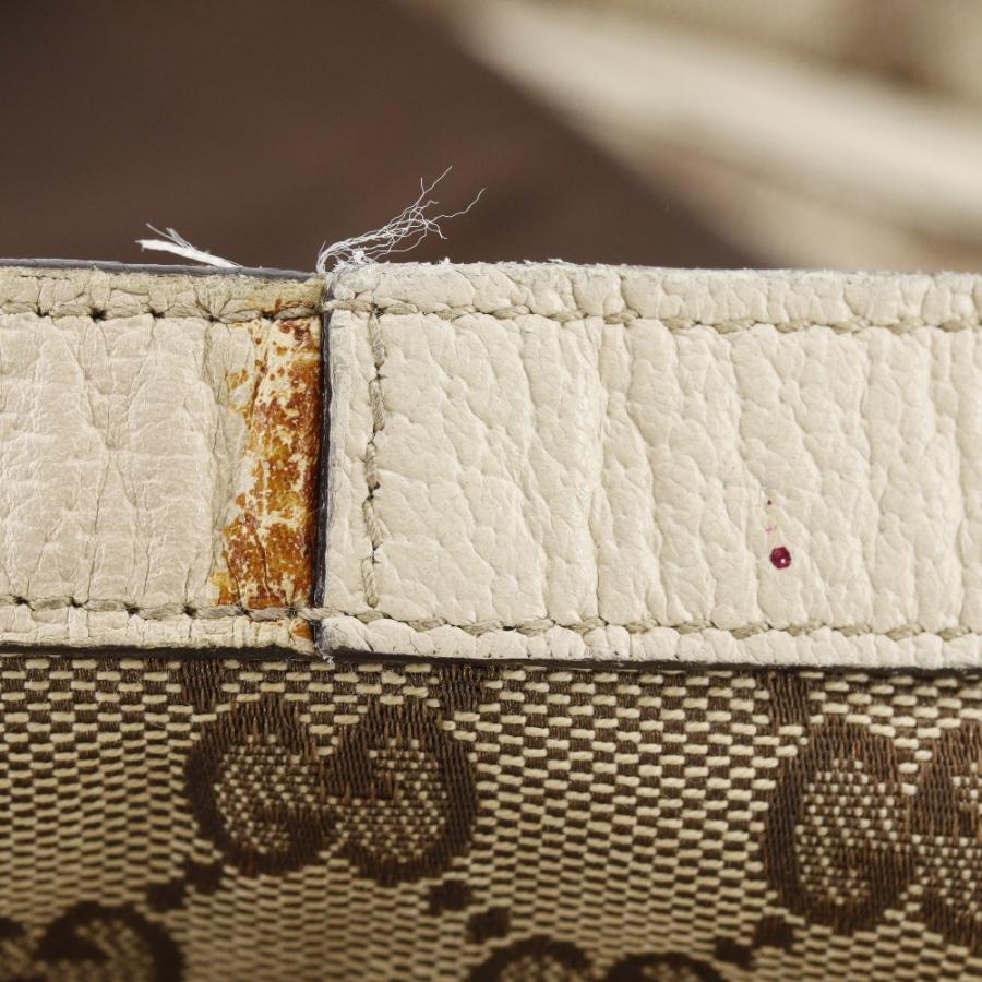 GUCCI グッチ アビー 141472 GGキャンバス 茶 トートバッグ レディース 【中古】 GUCCI（グッチ） アビー 141472 トートバッグ GGキャンバス 茶