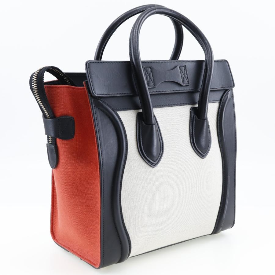 CELINE セリーヌ ラゲージ マイクロショッパー トリコロール 167792 