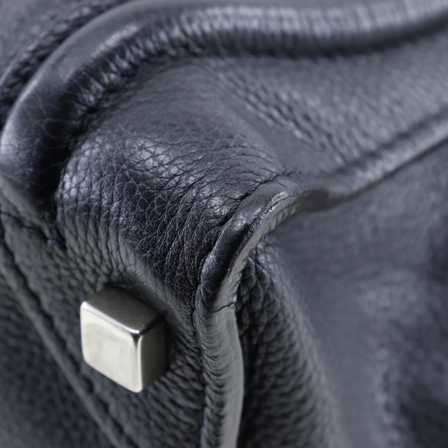 CELINE セリーヌ ラゲージ マイクロショッパー 167793 ハンドバッグ カーフ 黒 レディース【I191923068】中古_4