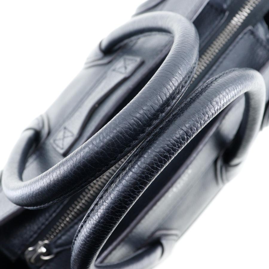 CELINE セリーヌ ラゲージ マイクロショッパー 167793 ハンドバッグ カーフ 黒 レディース【I191923068】中古_5