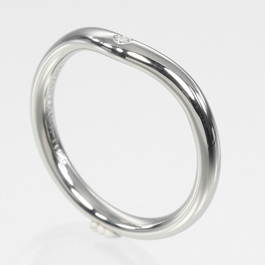TIFFANY&Co.（ティファニー） リング カーブドバンド 7.5号 指輪 Pt950