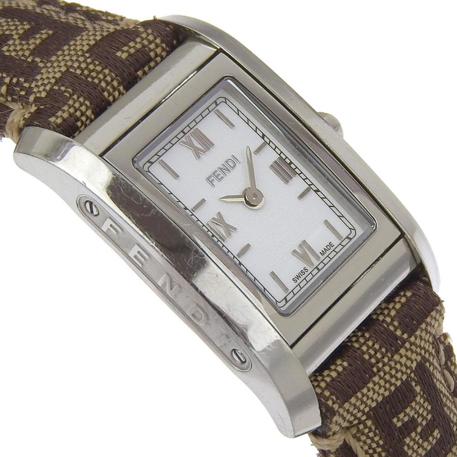 FENDI（フェンディ） 7600L 腕時計 SS×レザー クオーツ アナログ表示