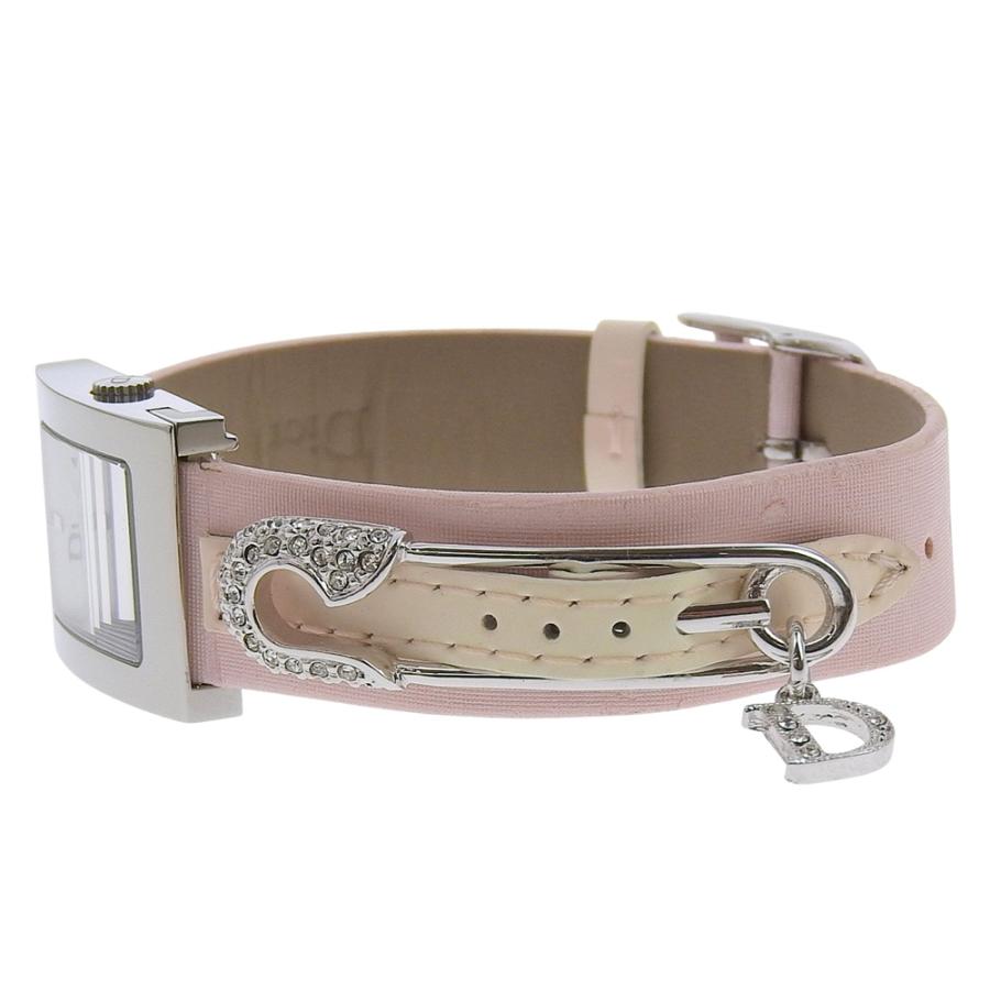 Dior クリスチャンディオール マリス D78-109 腕時計 SS×レザー