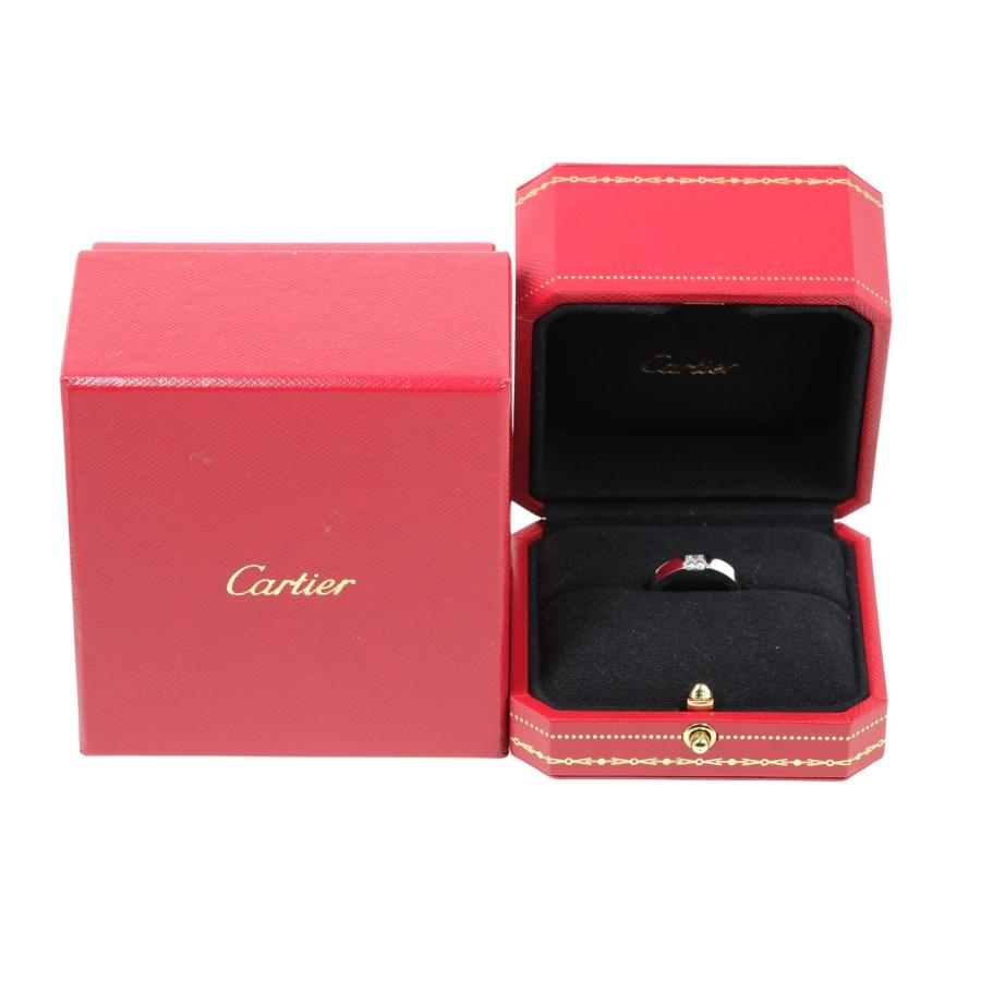 Cartier（カルティエ） リング タンク 8号 指輪 K18WG ホワイト