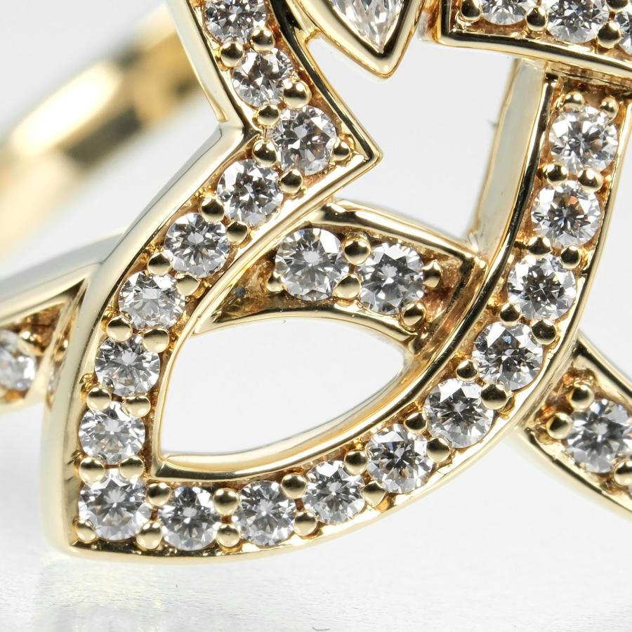 ハリーウィンストン リリークラスター 11.5号 リング 指輪 K18YG