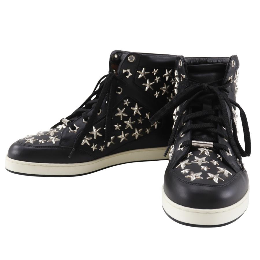 JIMMY CHOO ジミーチュウ スタースタッズ ハイカット スニーカー 