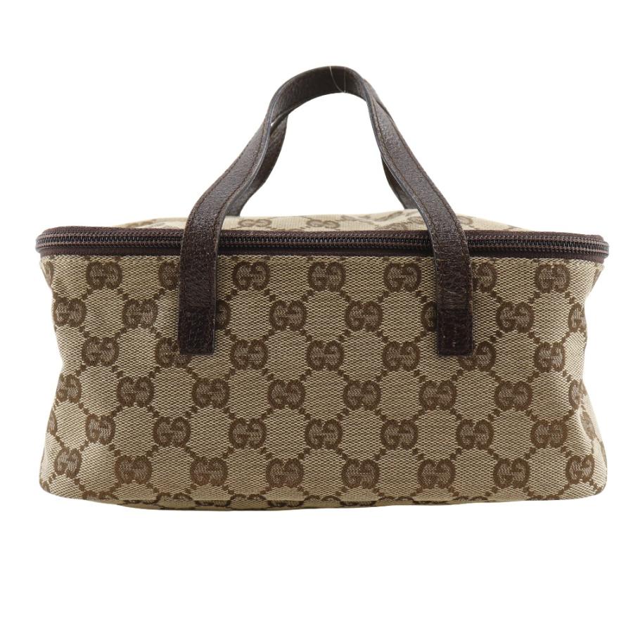 GUCCI グッチ バニティ 124540 GGキャンバス ベージュ ハンドバッグ レディース 【中古】 GUCCI（グッチ） バニティ 124540 ハンドバッグ GGキャンバス ベージュ