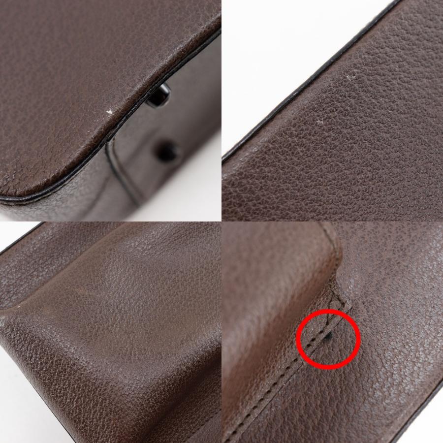 GUCCI グッチ オールドグッチ 002.1118.0462 レザー 茶 ハンドバッグ ユニセックス 【中古】 GUCCI（グッチ） オールドグッチ 002.1118.0462 ハンドバッグ レザー