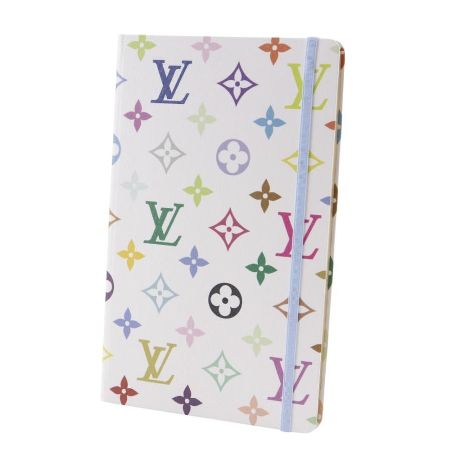 LOUIS VUITTON ルイ・ヴィトン LV×TM ノートブックMM・ジェーン 村上隆 その他文具 紙 白 _【I201525100】中古_1