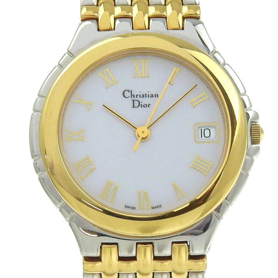Christian Dior 3023 Swiss 腕時計 Christian Dior 3023 Gold Silver