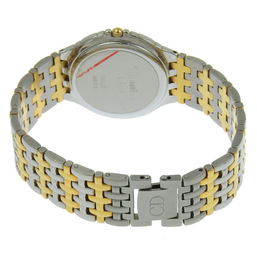Dior クリスチャンディオール 3023 腕時計 SS×金メッキ クオーツ 