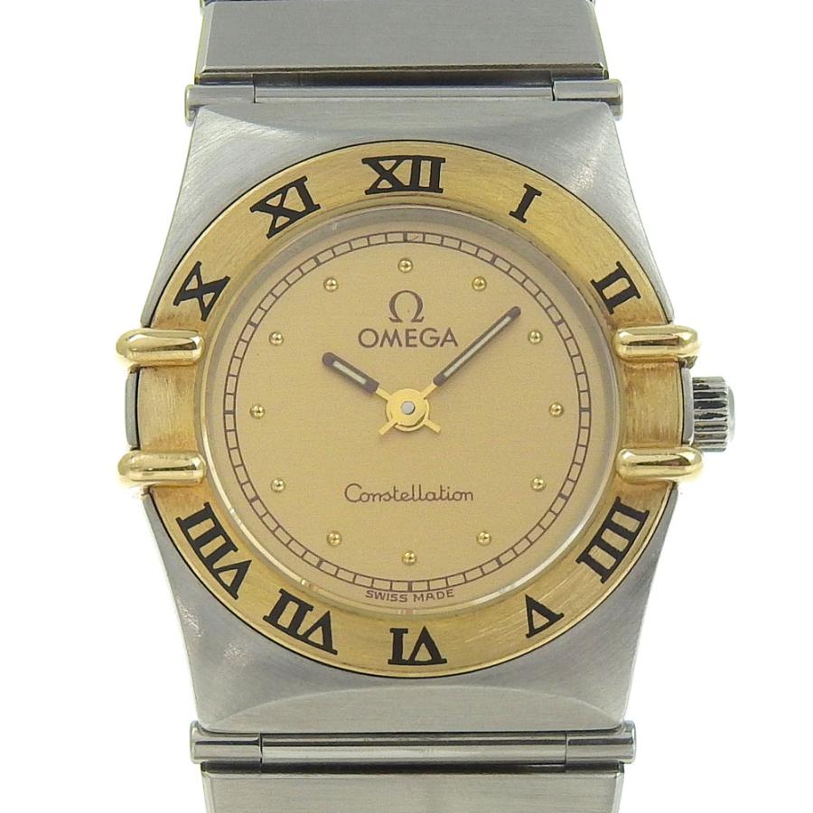 OMEGA オメガ コンステレーション 腕時計 金メッキ×SS クオーツ  