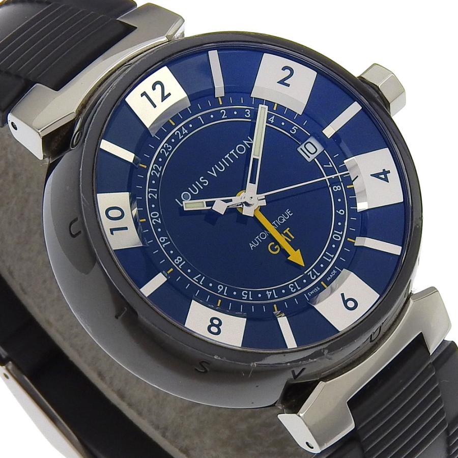 LOUIS VUITTON（ルイ・ヴィトン） タンブールGMT Q113K 腕時計 SS