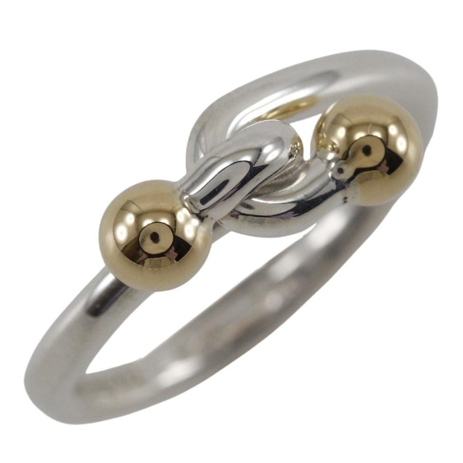 TIFFANY&Co.（ティファニー） フック リング・指輪 シルバー925×K18YG