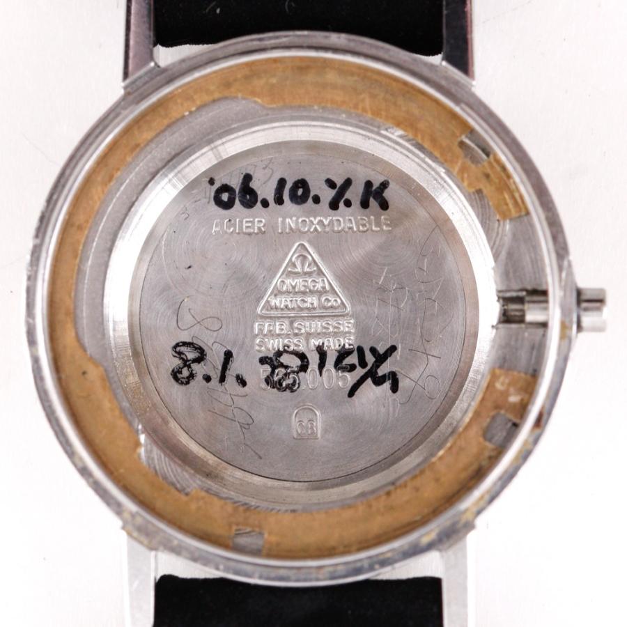 【OMEGA】オメガ デヴィル デビル 565.005 ステンレススチール×レザー シルバー 自動巻き アナログ表示 レディース シルバー文字盤 腕時計 OMEGA（オメガ） デヴィル デビル 565.005 腕時計 SS×レザー シルバー