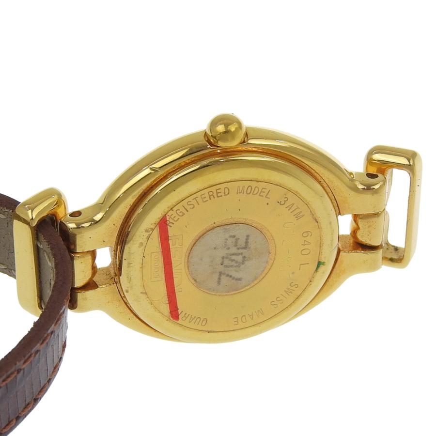 FENDI（フェンディ） チェンジベルト 640L 腕時計 金メッキ クオーツ