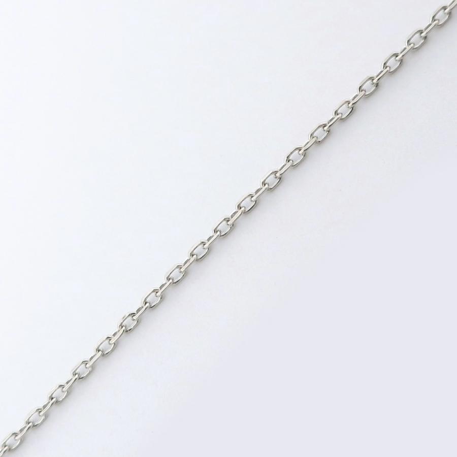 4℃ ヨンドシー ティアドロップ ネックレス K10ホワイトゴールド