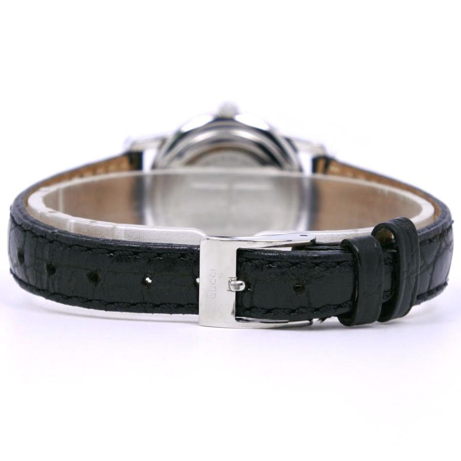 GUCCI 5500L ブラック文字盤 シルバーベルト GUCCI 5500L ブラック文字盤 シルバーベルト グッチ - メルカリ