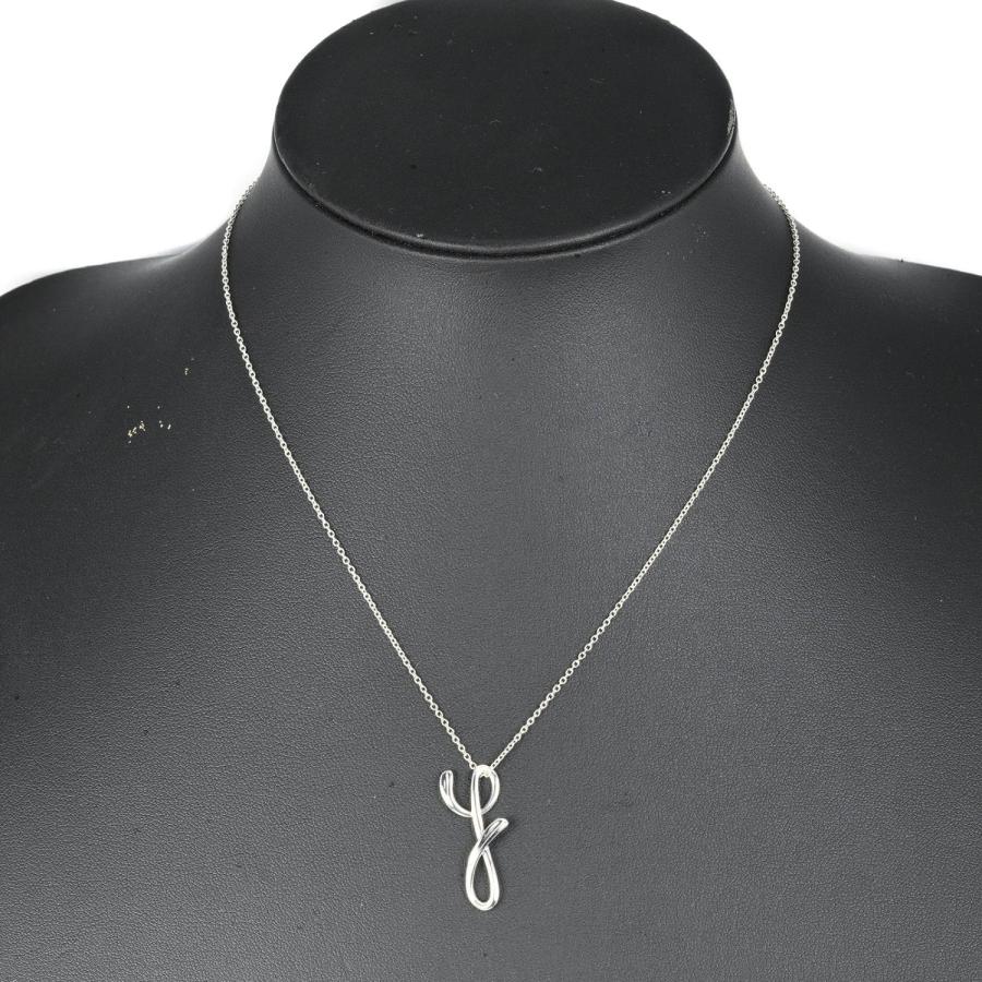 極美品 ティファニー レター イニシャル Y ネックレス シルバー925 TIFFANY&Co.（ティファニー） レター y ネックレス イニシャル y
