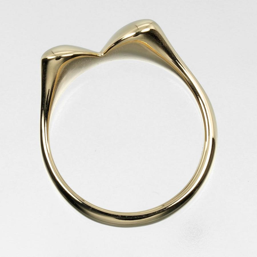 ティファニー リング リボン 7号 指輪 K18YG イエローゴールド 約4.64g