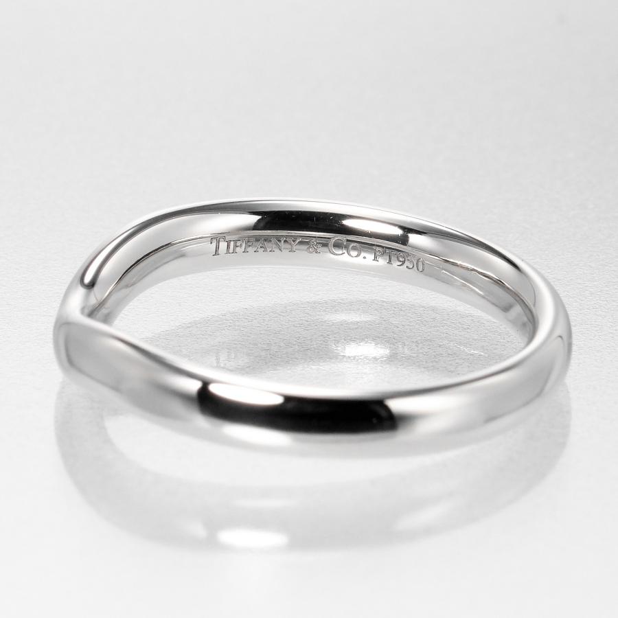 TIFFANY&Co. ティファニー カーブド バンド リング 指輪 3mm 15号 6.71 