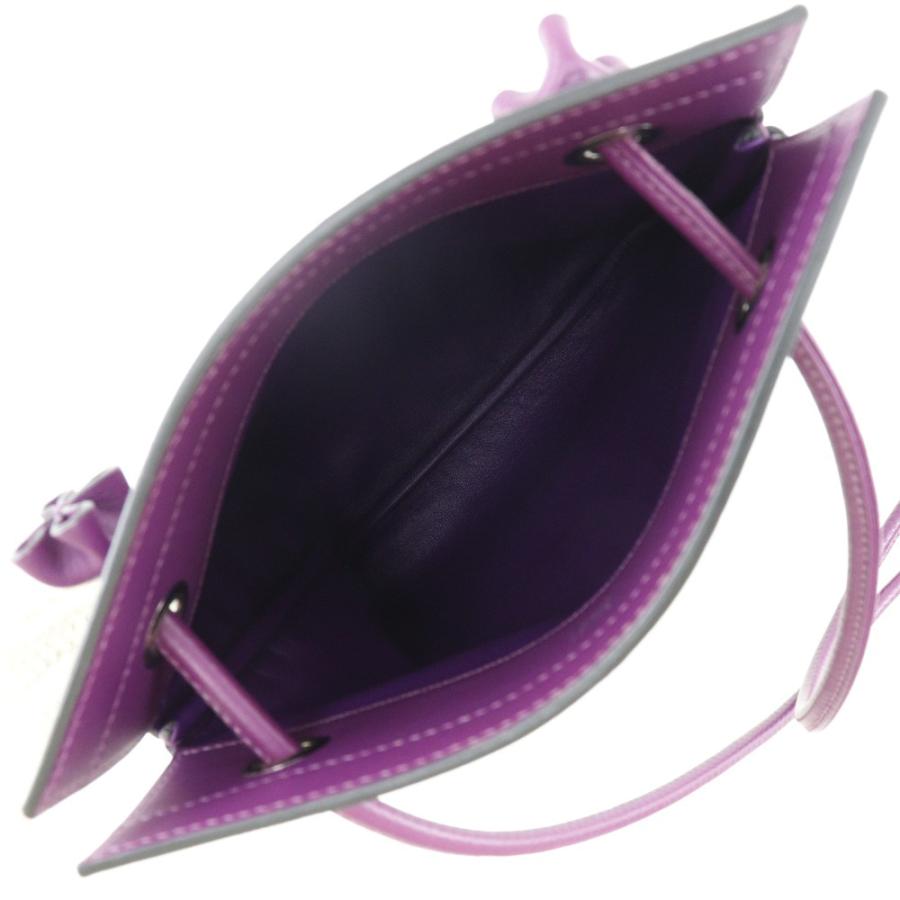 HERMES エルメス アリーヌミニ Y ショルダーバッグ ヴォースイフト 紫  