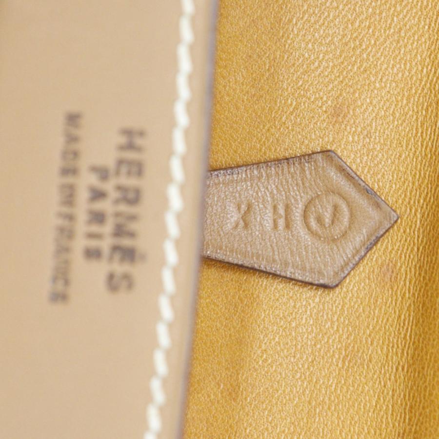 HERMES エルメス ビンテージ 〇J ショルダーバッグ キャンバス レディース【I211723045】中古_7