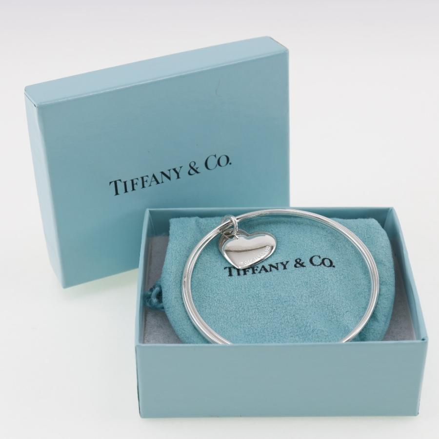 TIFFANY&Co.（ティファニー） ダブルハート 3連 バングル シルバー925