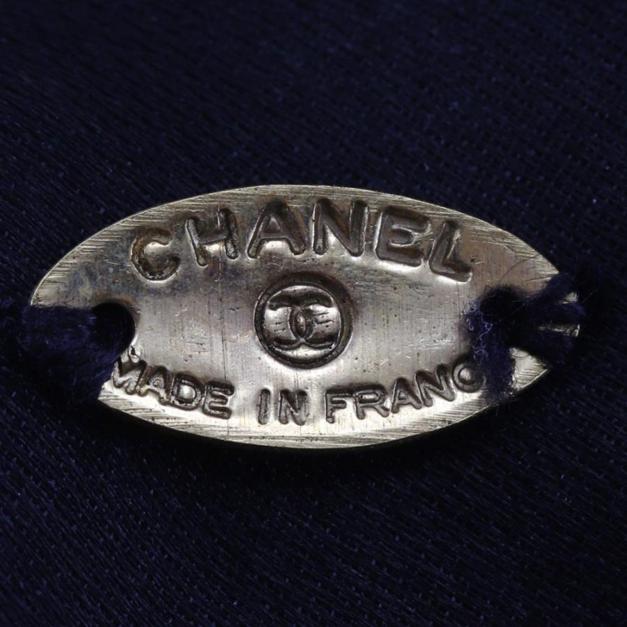 CHANEL（シャネル） カメリアリボン バレッタ 黒/白 レディース
