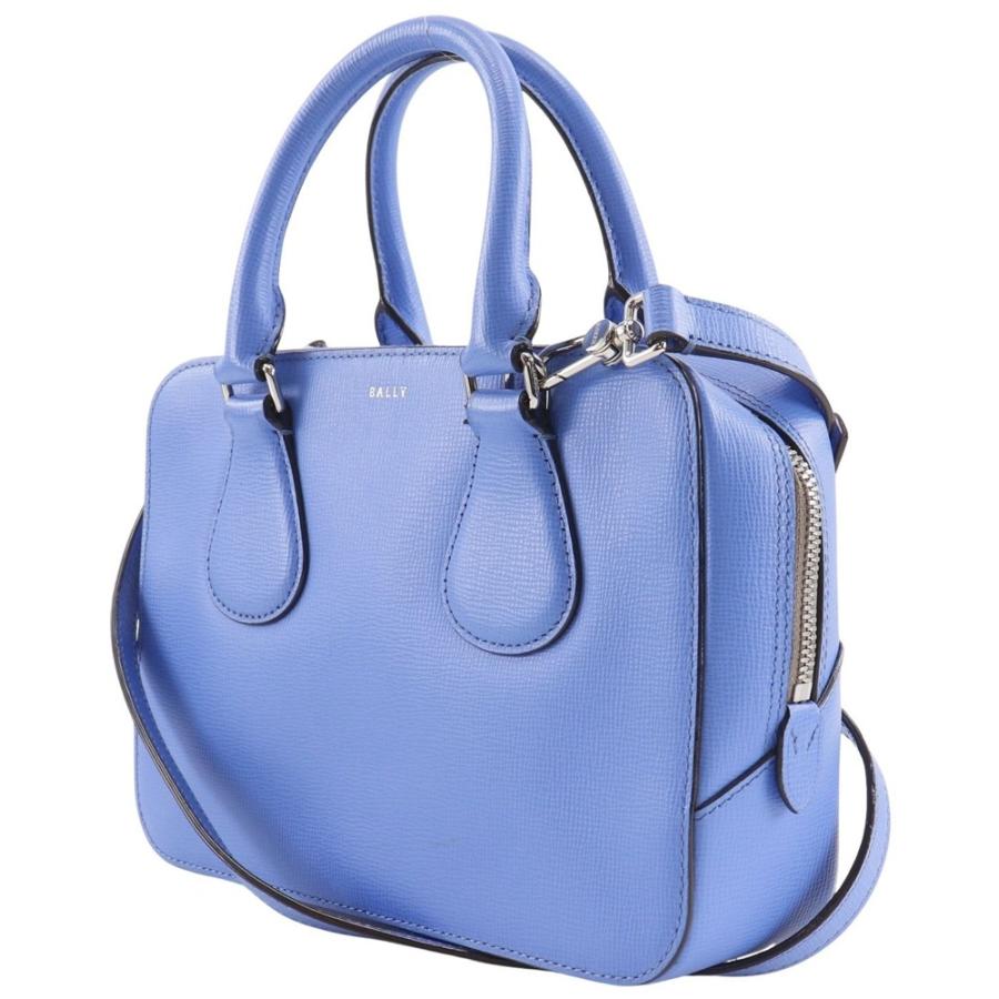 Bally（バリー） BOND SM 2WAYショルダー ハンドバッグ カーフ 水色