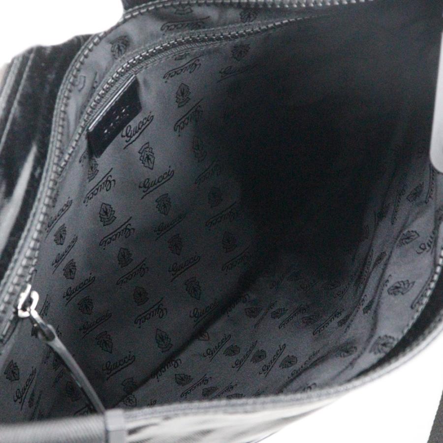 GUCCI グッチ クレストエンブレム 181093 ショルダーバッグ PVC 黒