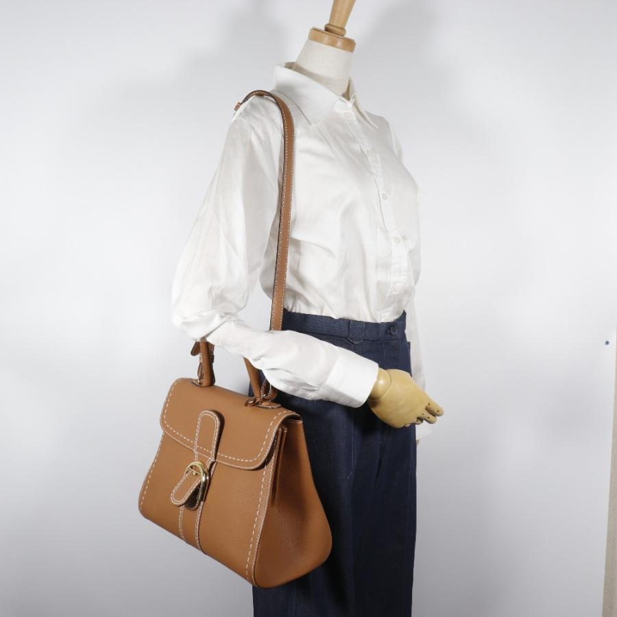 DELVAUX デルヴォー ブリヨンMM サーピケ 2WAYショルダー ハンドバッグ
