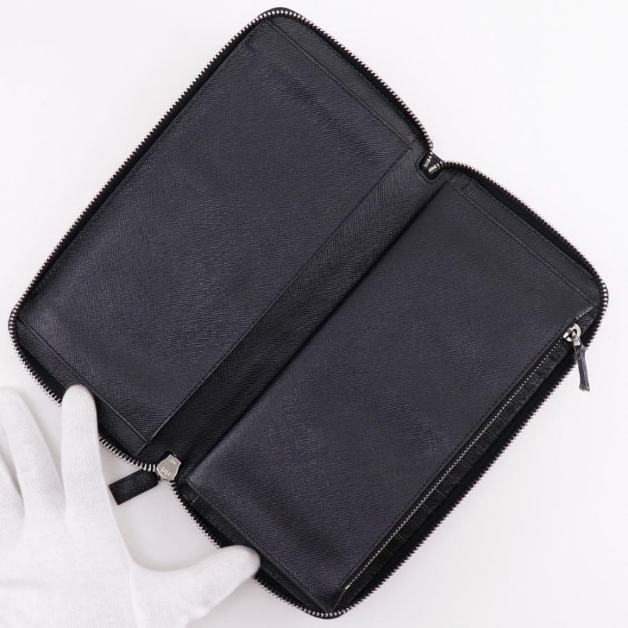PRADA（プラダ） オーガナイザー 2ML220 長財布 サフィアーノ 黒