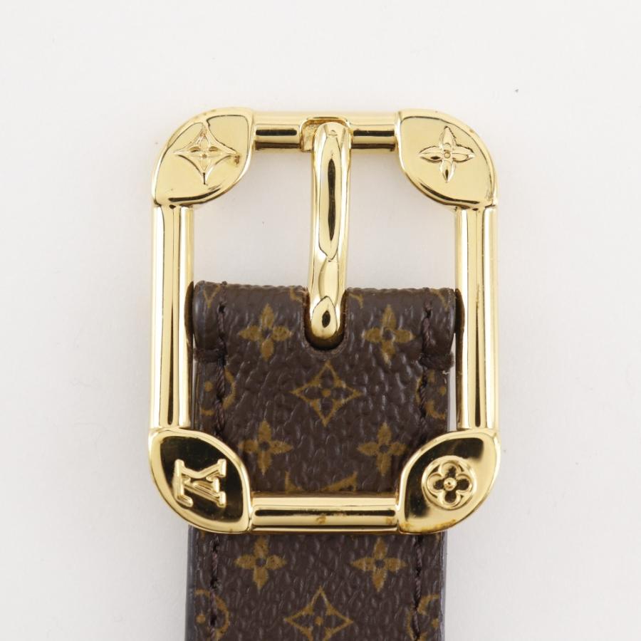 LOUIS VUITTON ルイ・ヴィトン サンチュール・マルティエ M9943 BC2118 ベルト モノグラムキャンバス 茶 ユニセックス【I211725073】中古_14
