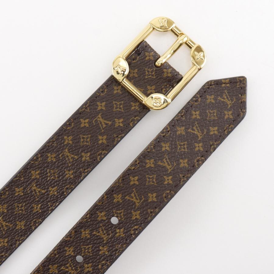 LOUIS VUITTON ルイ・ヴィトン サンチュール・マルティエ M9943 BC2118 ベルト モノグラムキャンバス 茶 ユニセックス【I211725073】中古_3