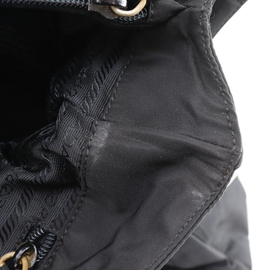PRADA（プラダ） プラスチックチェーン トートバッグ ナイロン 黒